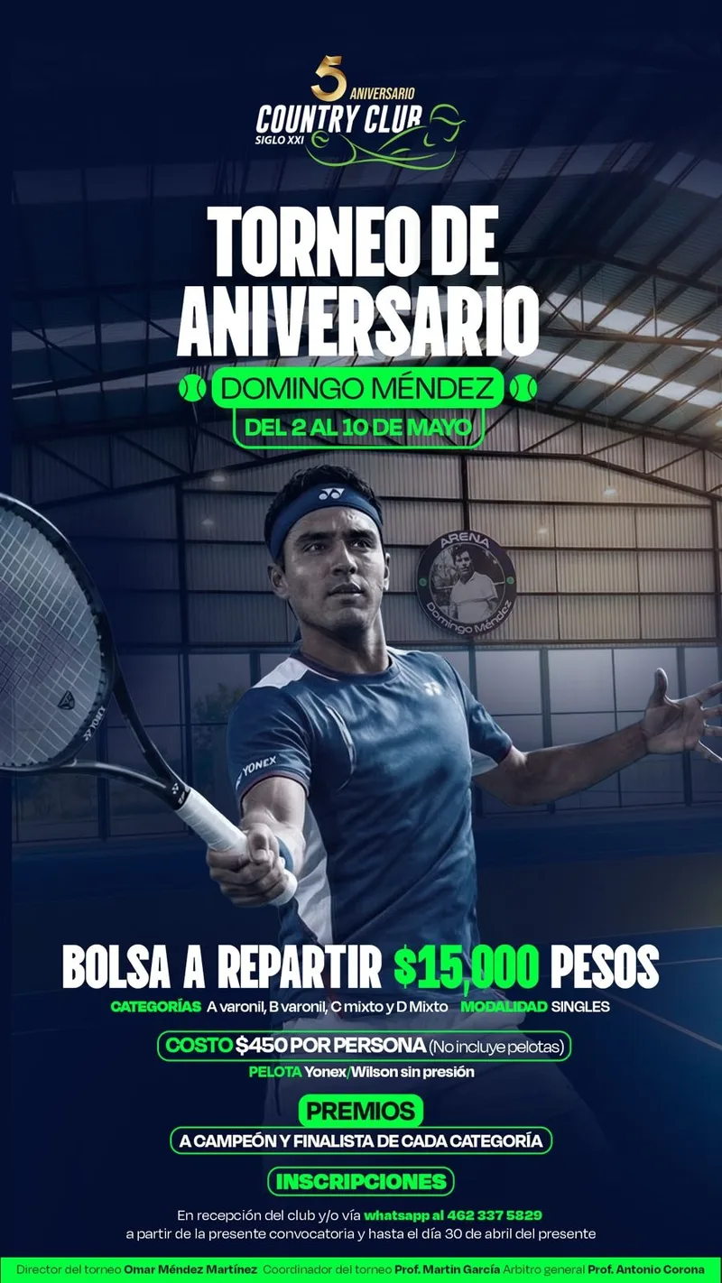 5to Aniversario — Torneo Domingo Méndez